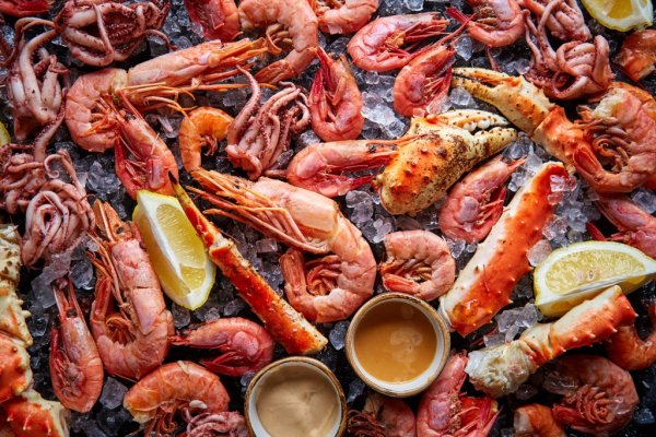 Тарелка с морепродуктами