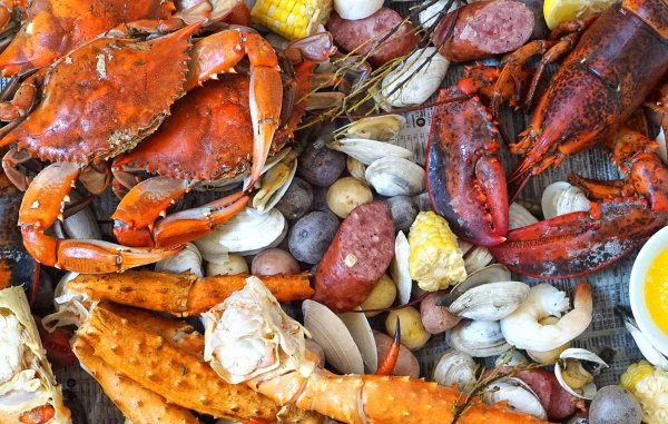 Вкусные морепродукты