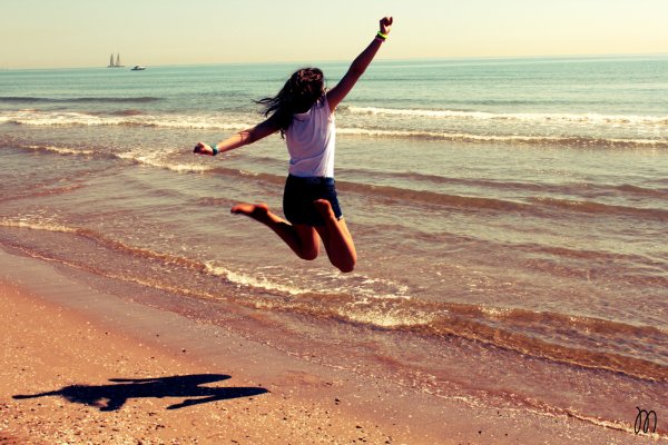 Надпись на песке