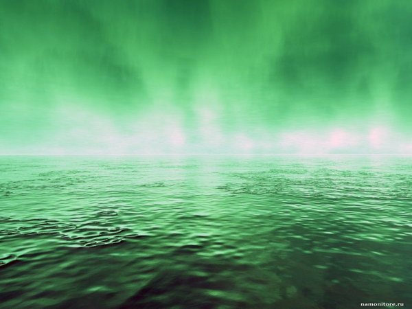 Море изумрудного цвета