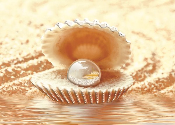 Жемчуг в ракушке