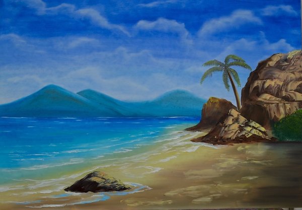 Море рисунок