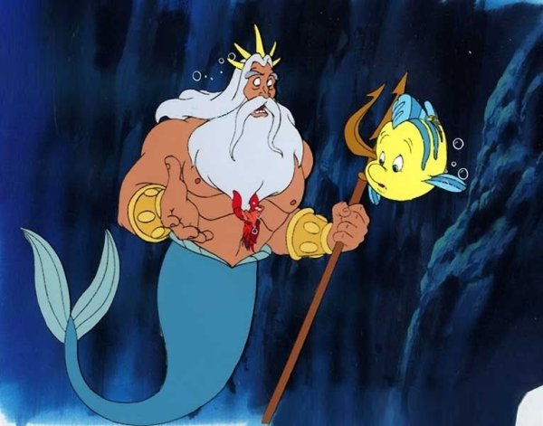 Царь Тритон из Русалочки