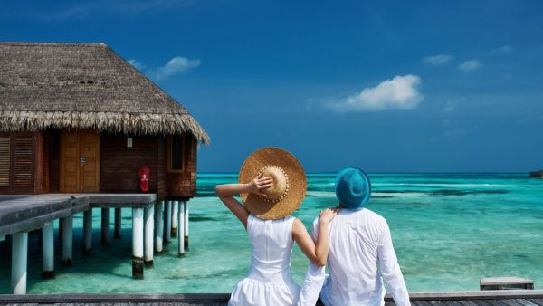 Пара на Мальдивах