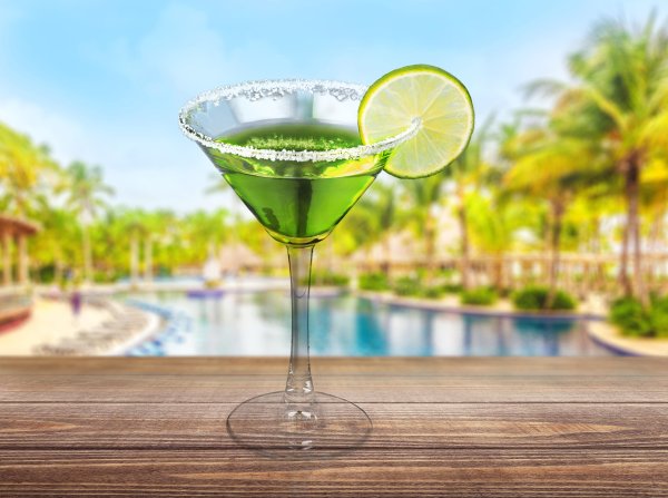 Море пляж коктейль Пальма