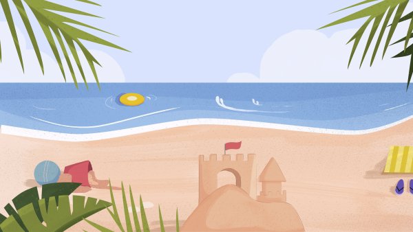 Море мультяшное