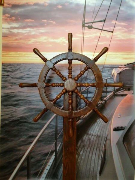 Штурвал парусника