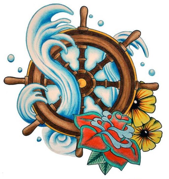 Штурвал без фона