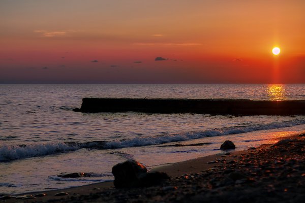 Вечер на море