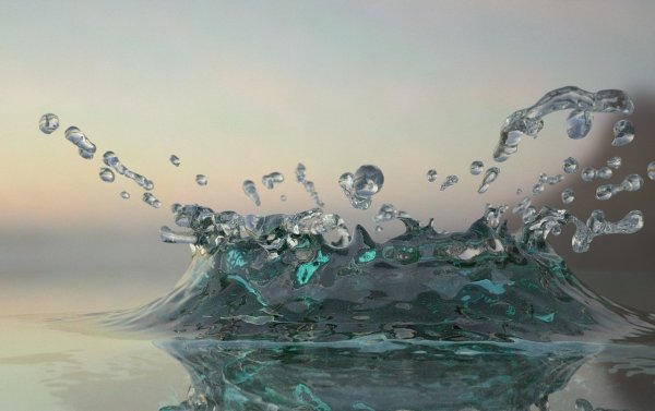 Брызги вода Абстрактная