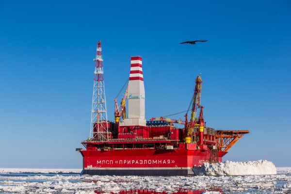 Приразломное нефтяное месторождение на карте