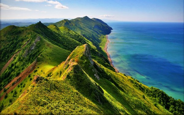 Петропавловск-Камчатский Скалистый берег моря