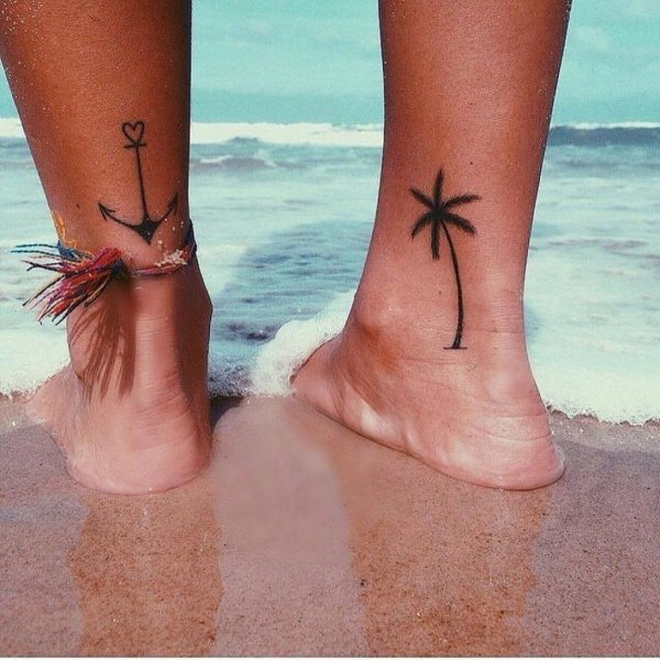 Тату Пальма маленькая