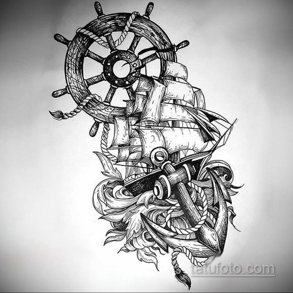 Татуировки на морскую тематику