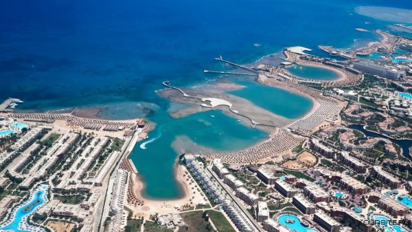 Город Хургада Египет море