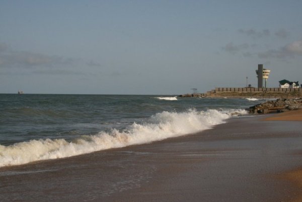 Каспийское море зима Избербаш