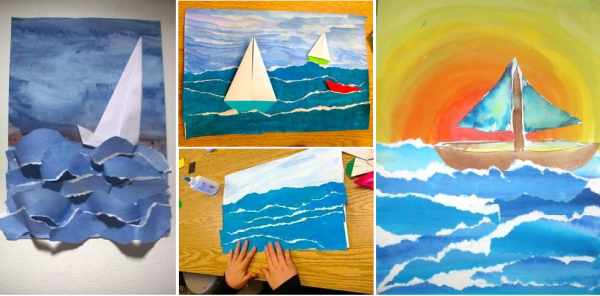 Аппликация море