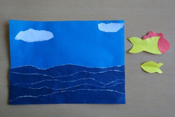 Аппликация море