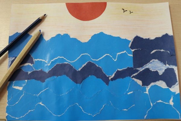 Аппликация море