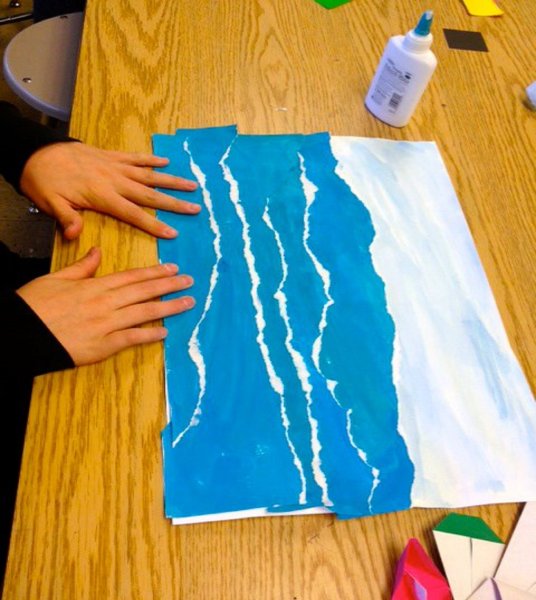 Аппликация море