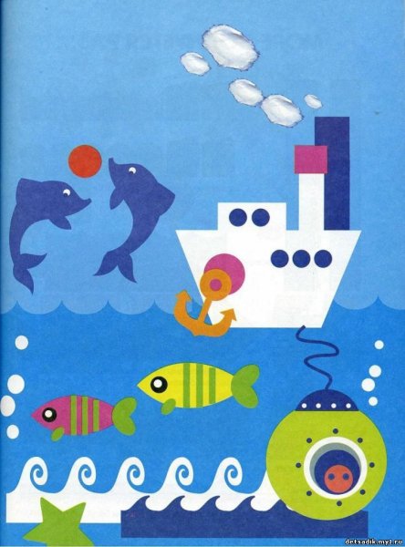 Обрывная аппликация кит