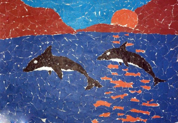 Объемная аппликация корабль