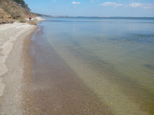 Мариуполь берег Азовского моря