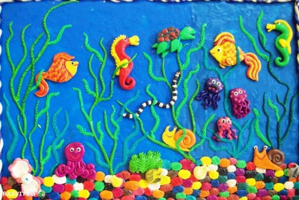 Аппликация море