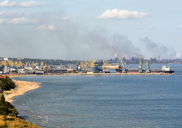 Пляж Болгарии вечер