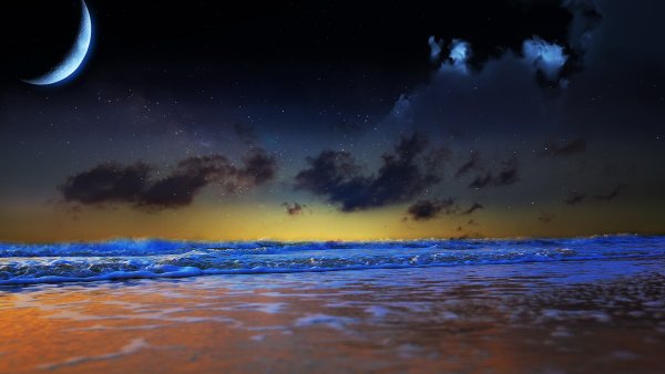 Ночное море