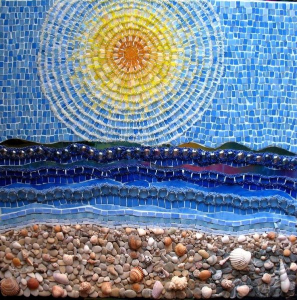 Мозаика морская тема
