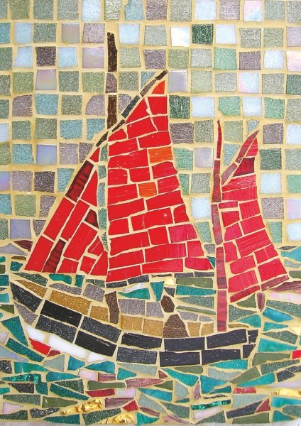 Смальта мозаика Садко корабль