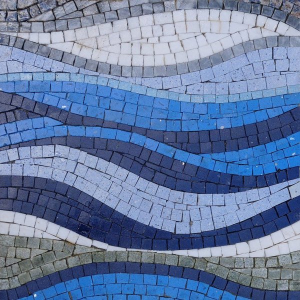 Мозаика Гауди море