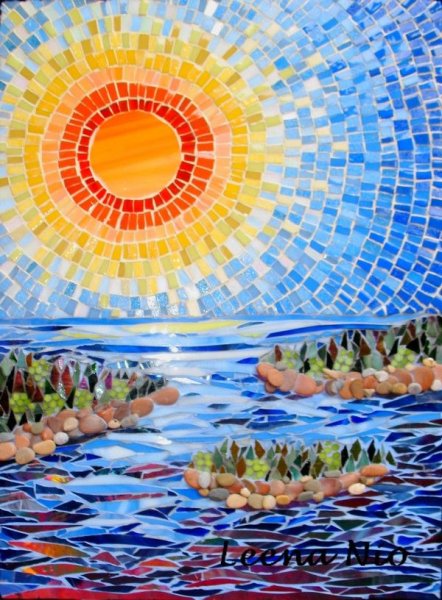 Мозаика пейзаж