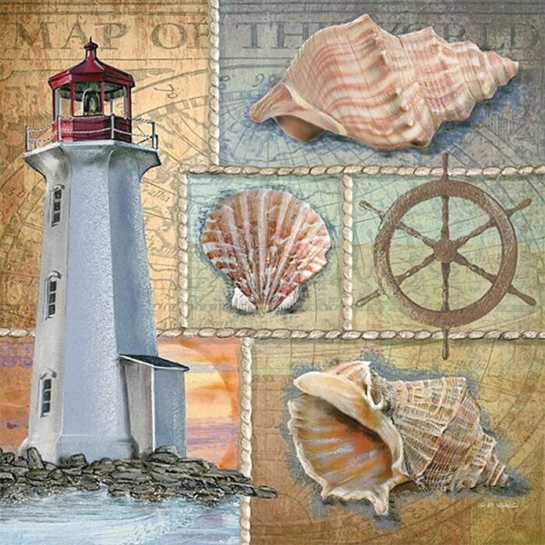 Морская тематика для декупажа