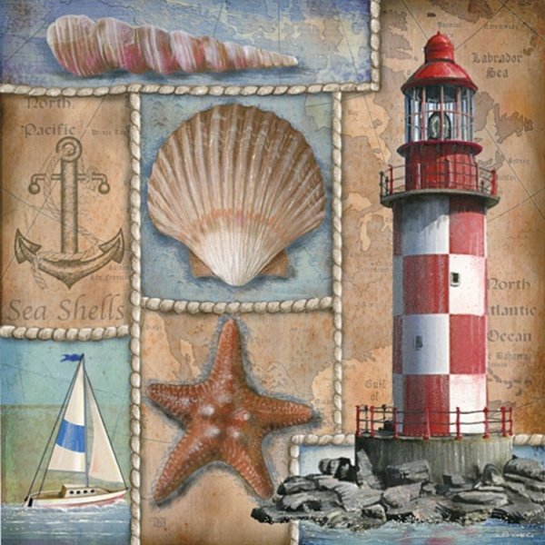 Морская тема в открытках - 78 фото