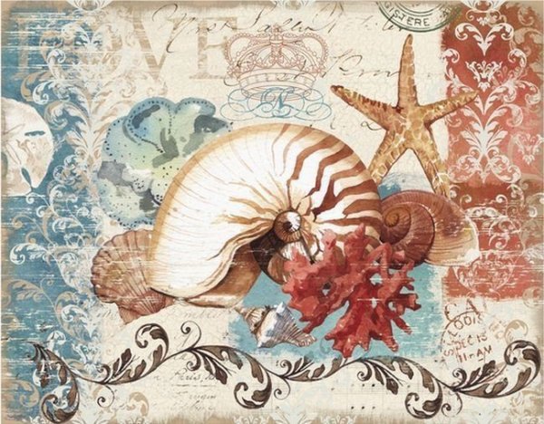 Морская тематика Винтаж