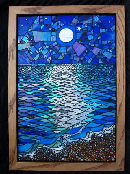 Витраж морской