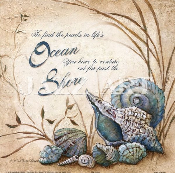 Винтажная открытка море