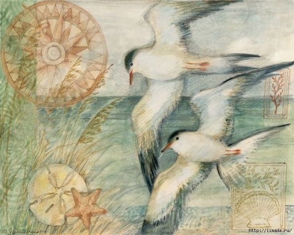 Морские картинки для декупажа хорошего качества