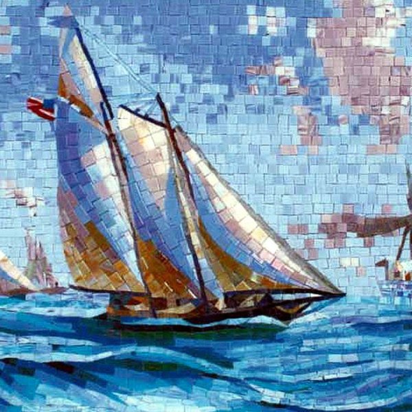 Мозаика корабль