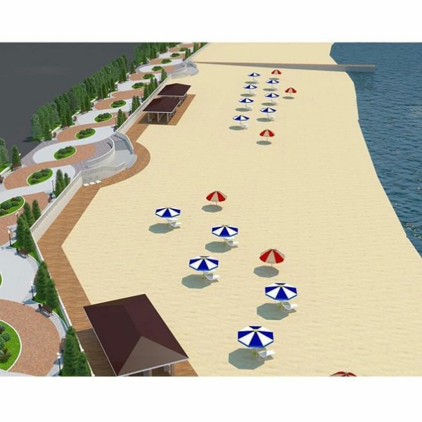 Благоустройство пляжа