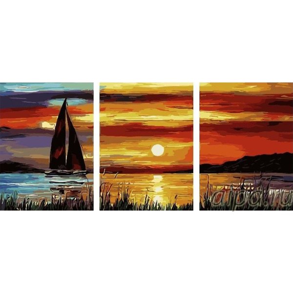 Модульная картина море