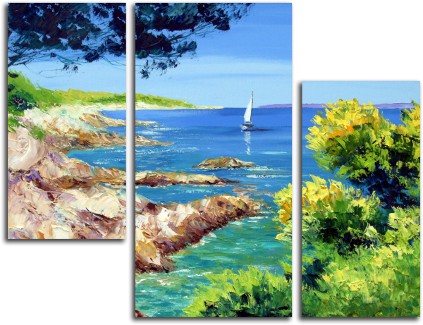 Триптих акварель