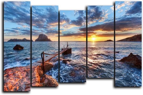 Триптих парусники