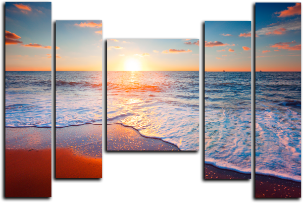 Триптих морской пейзаж