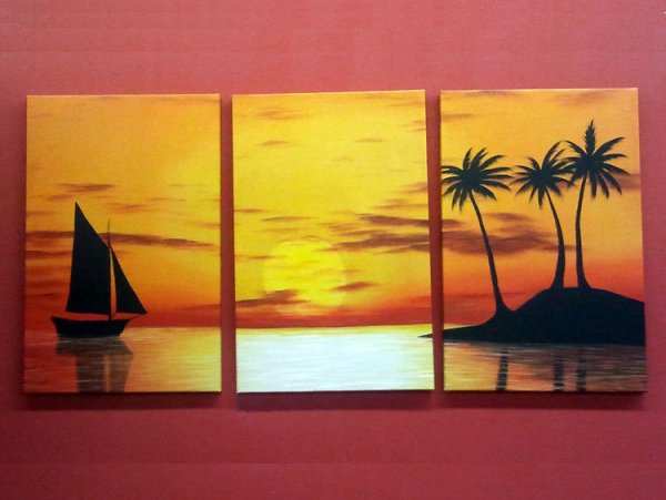 Триптих море