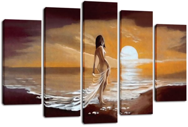 Модульная картина корабль