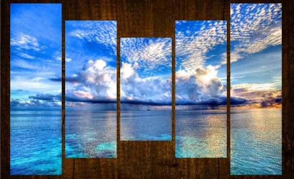 Композиция из нескольких картин