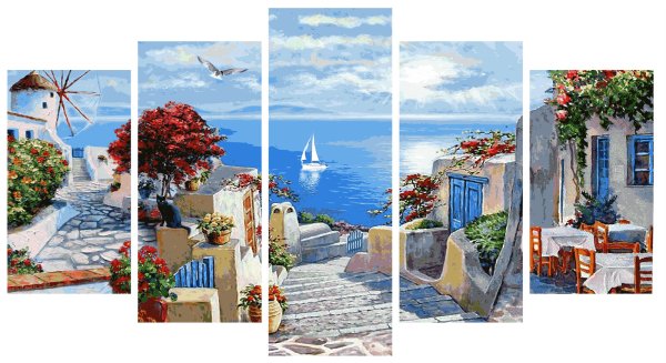 Триптих море